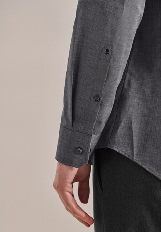 SEIDENSTICKER Regular fit Business Shirt in Grey