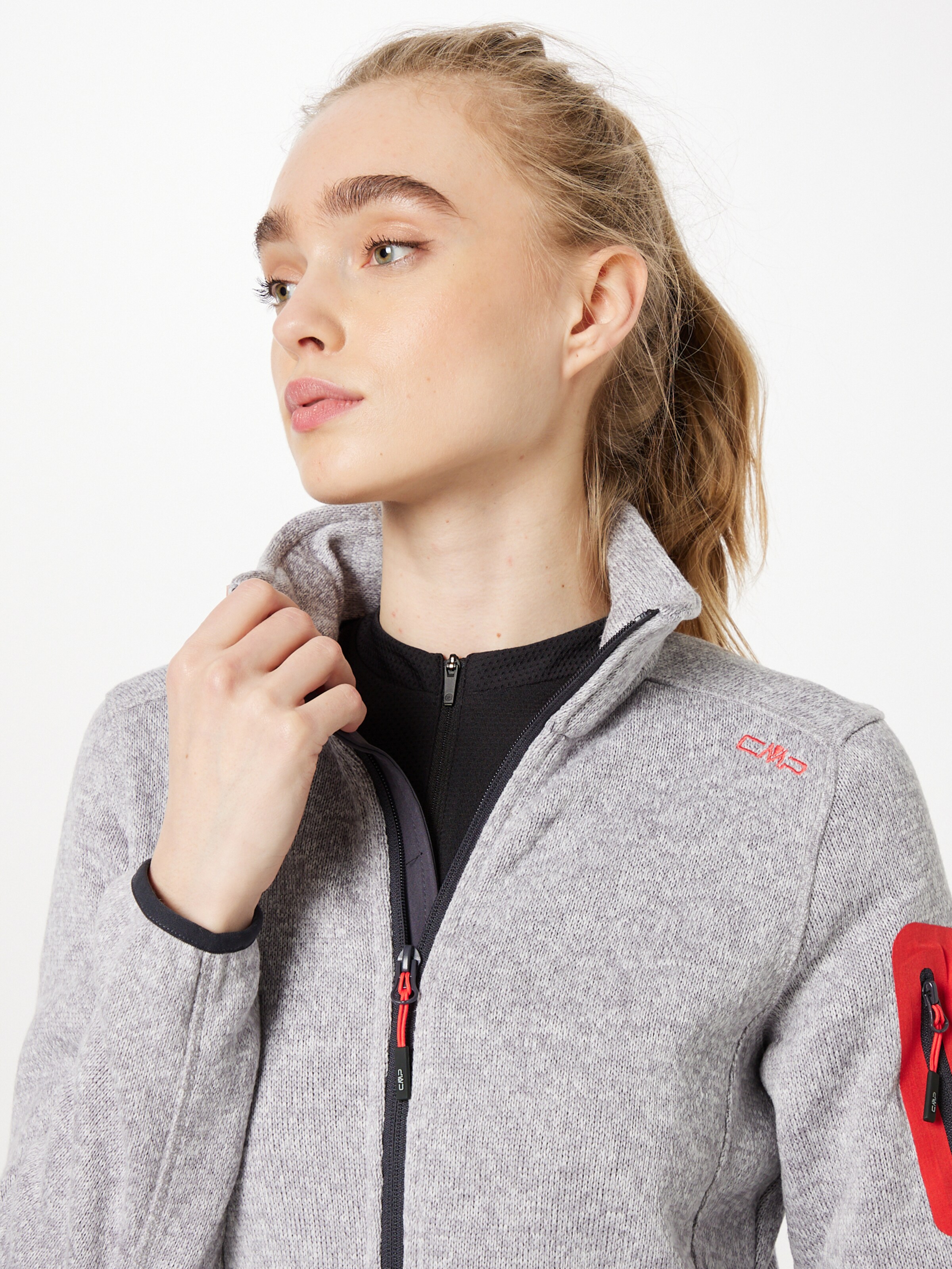 Frauen Sportarten CMP Funktionsfleecejacke in Graumeliert - BU60243 Frauen Sportarten CMP Funktionsfleecejacke in Graumeliert - BU60243
