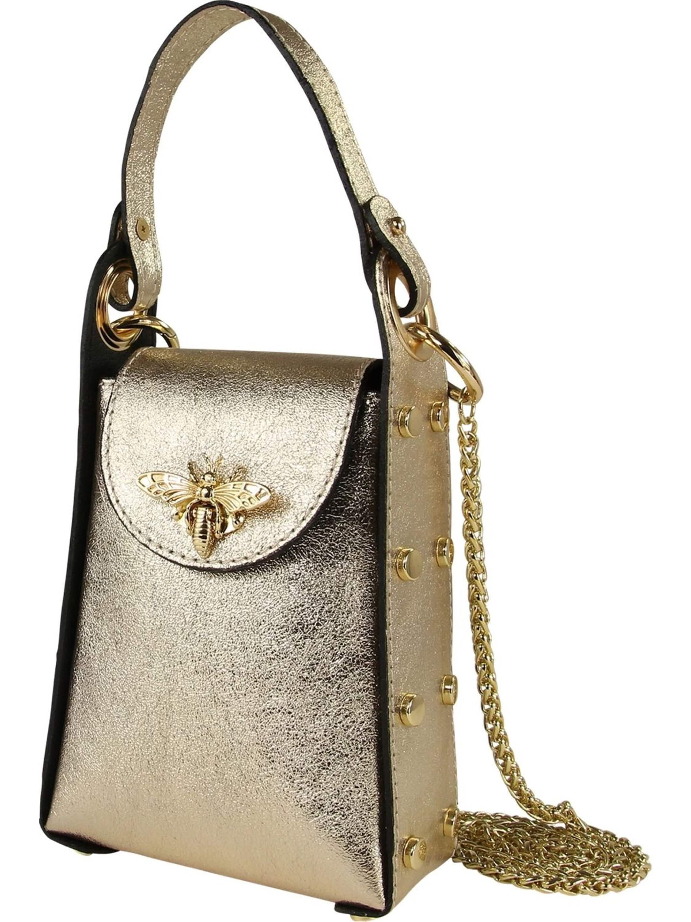 Toscanto Crossbody Bag in Gold: front