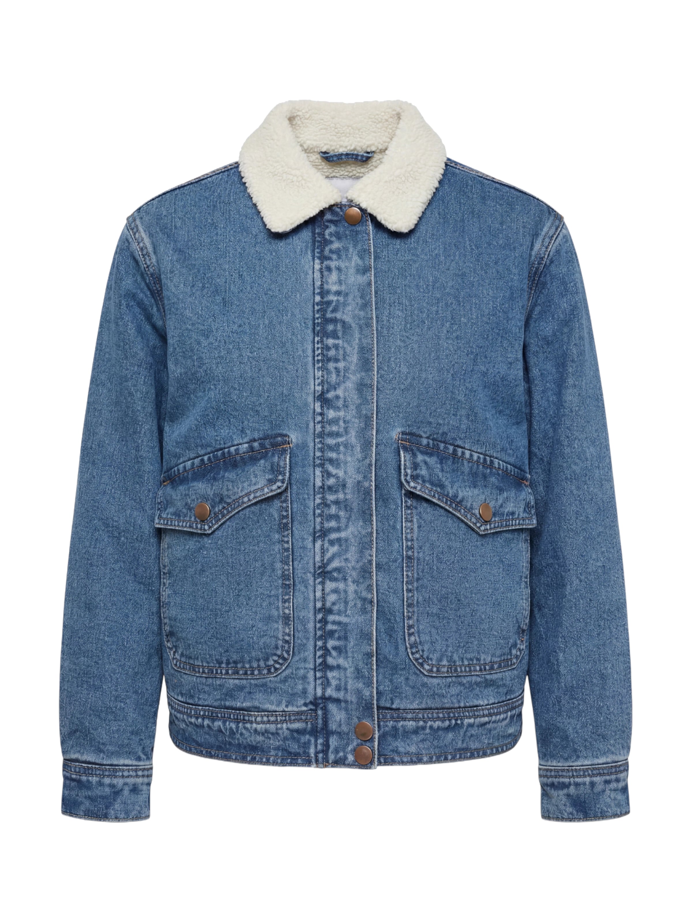 studioselect Tussenjas 'Caro' in Blauw: voorkant