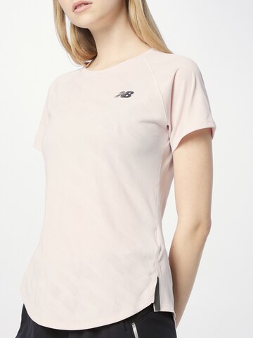 new balance Λειτουργικό μπλουζάκι σε ροζ