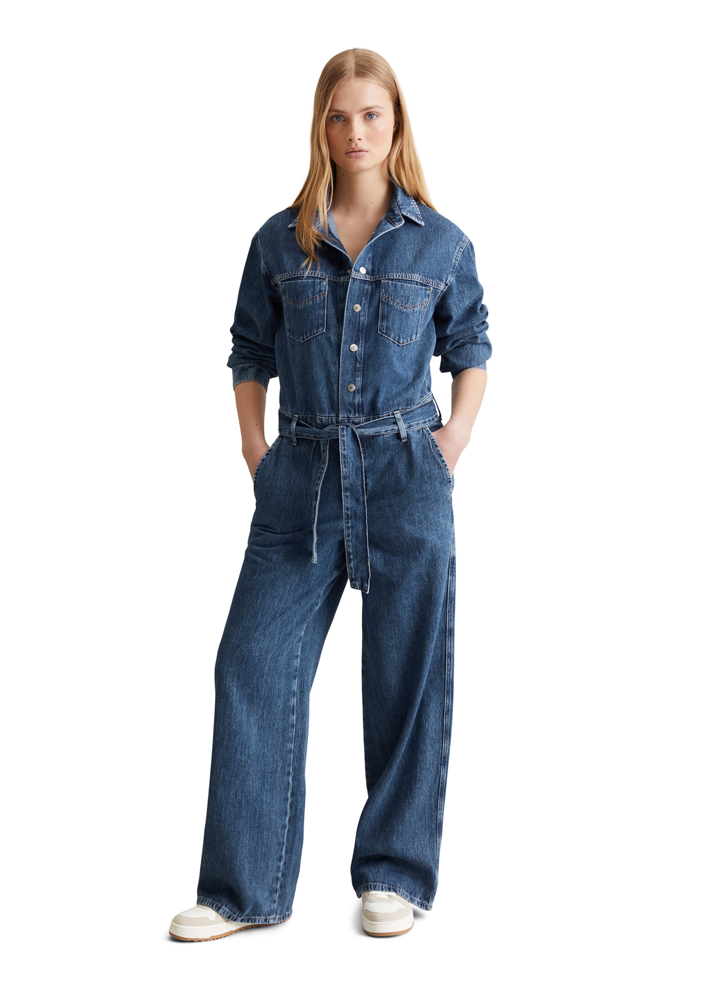 Marc O'Polo DENIM Jumpsuit in Blue: front