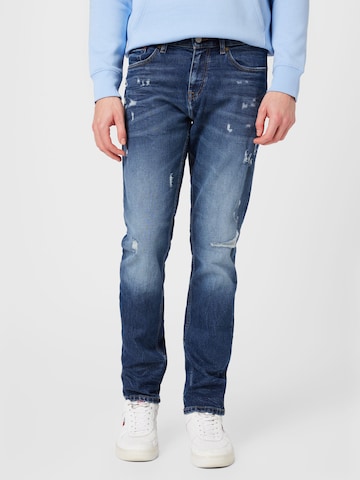 Tommy Jeans جينز 'Scanton' بـ أزرق: الأمام