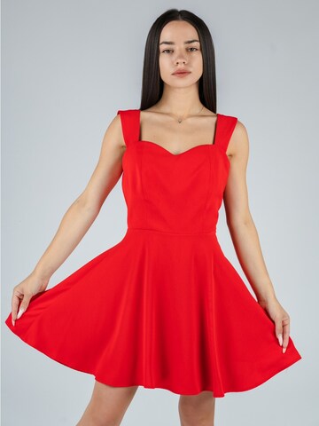 Petite Glam - Vestido 'Marilyn' en rojo