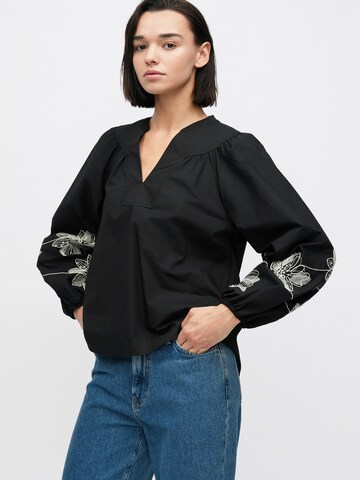 OBJECT Blus 'OBJMERLE' i svart