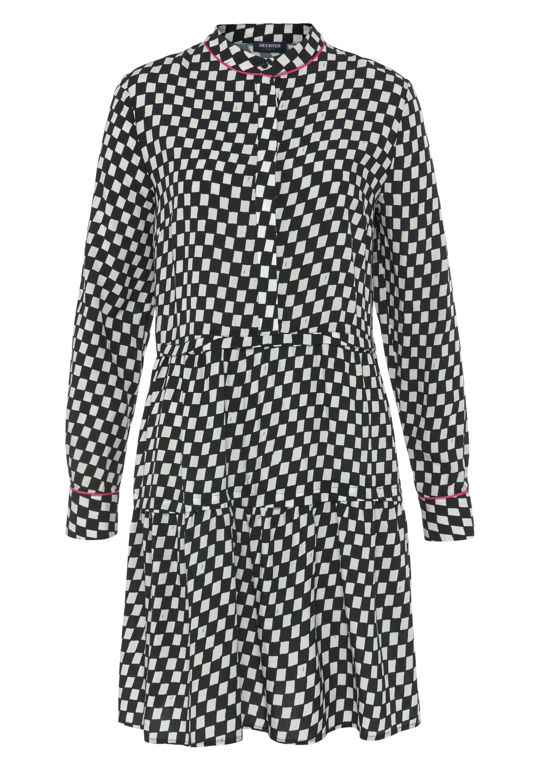 HECHTER PARIS Blusenkleid in Schwarz: Vorderseite