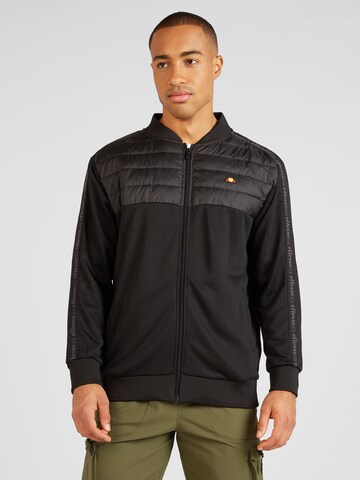 ELLESSE Sweatjakke 'Sargas' i sort: forside