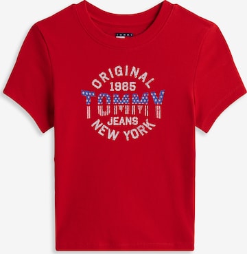 Tommy Jeans Shirt 'New York' in Red: front