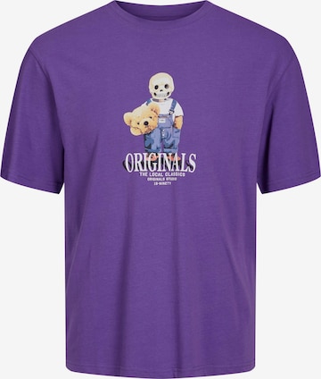 JACK & JONES Shirt 'PLUSHY' in Purple: front