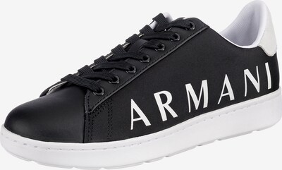 ARMANI EXCHANGE Sneakers in Black / White, Item view