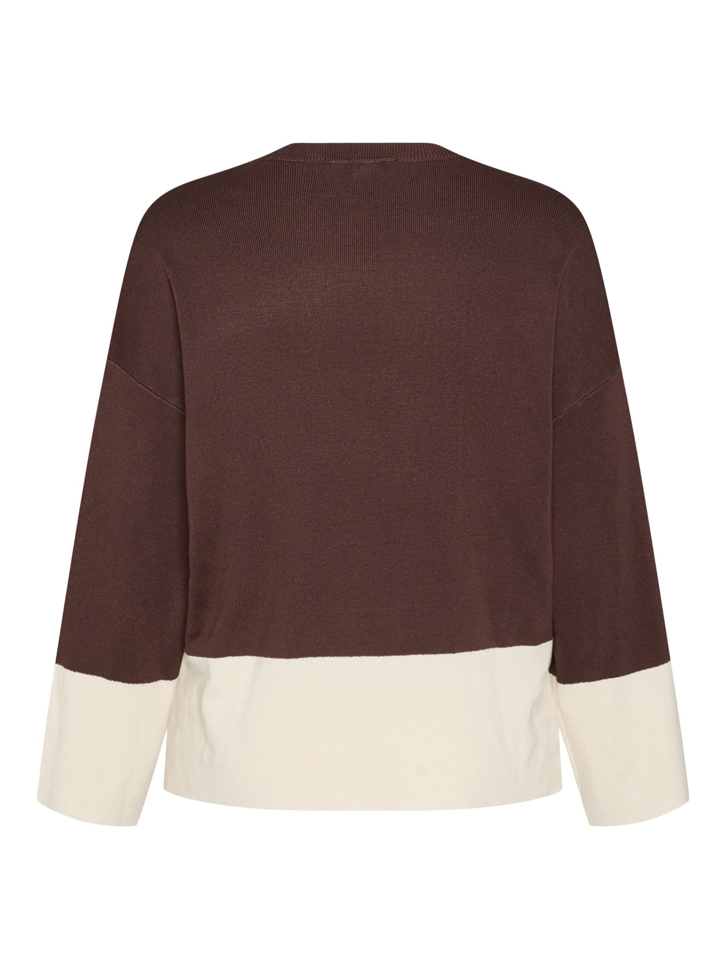 Pullover 'VMSilje' di Vero Moda Curve in marrone