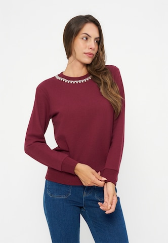 Anna Field - Sudadera en rojo