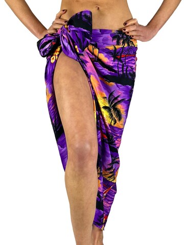 King Kameha Schal 'Surf' in Lila