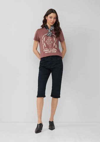QS Slim fit Trousers 'Catie' in Black