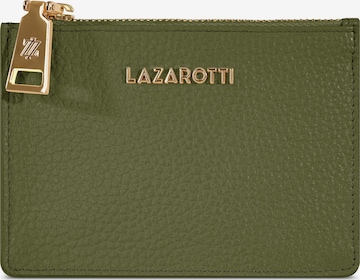 Astuccio 'Bologna' di Lazarotti in verde: frontale