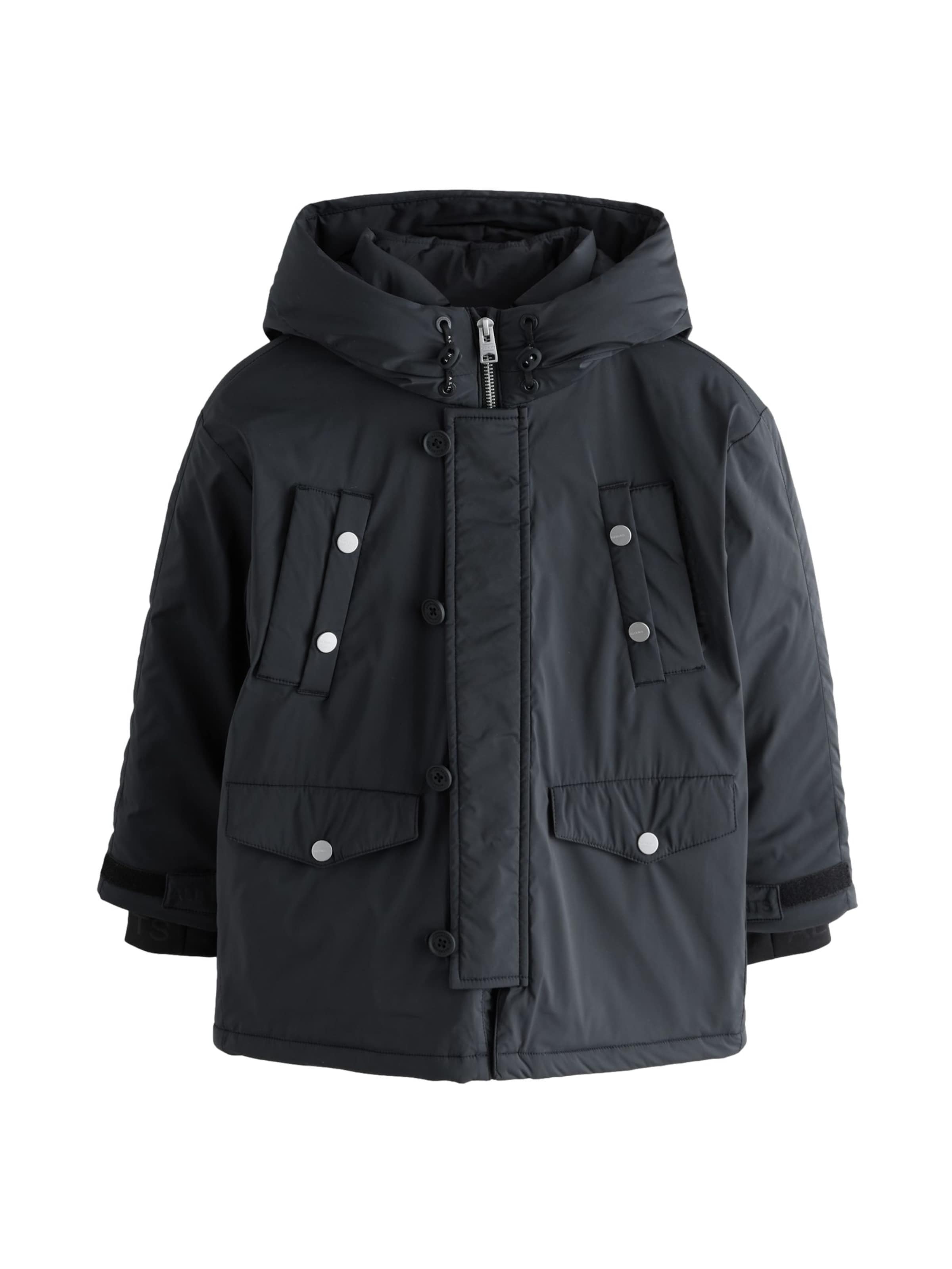 smALLSAINTS Демисезонная куртка 'Navstar' в Черный: спереди