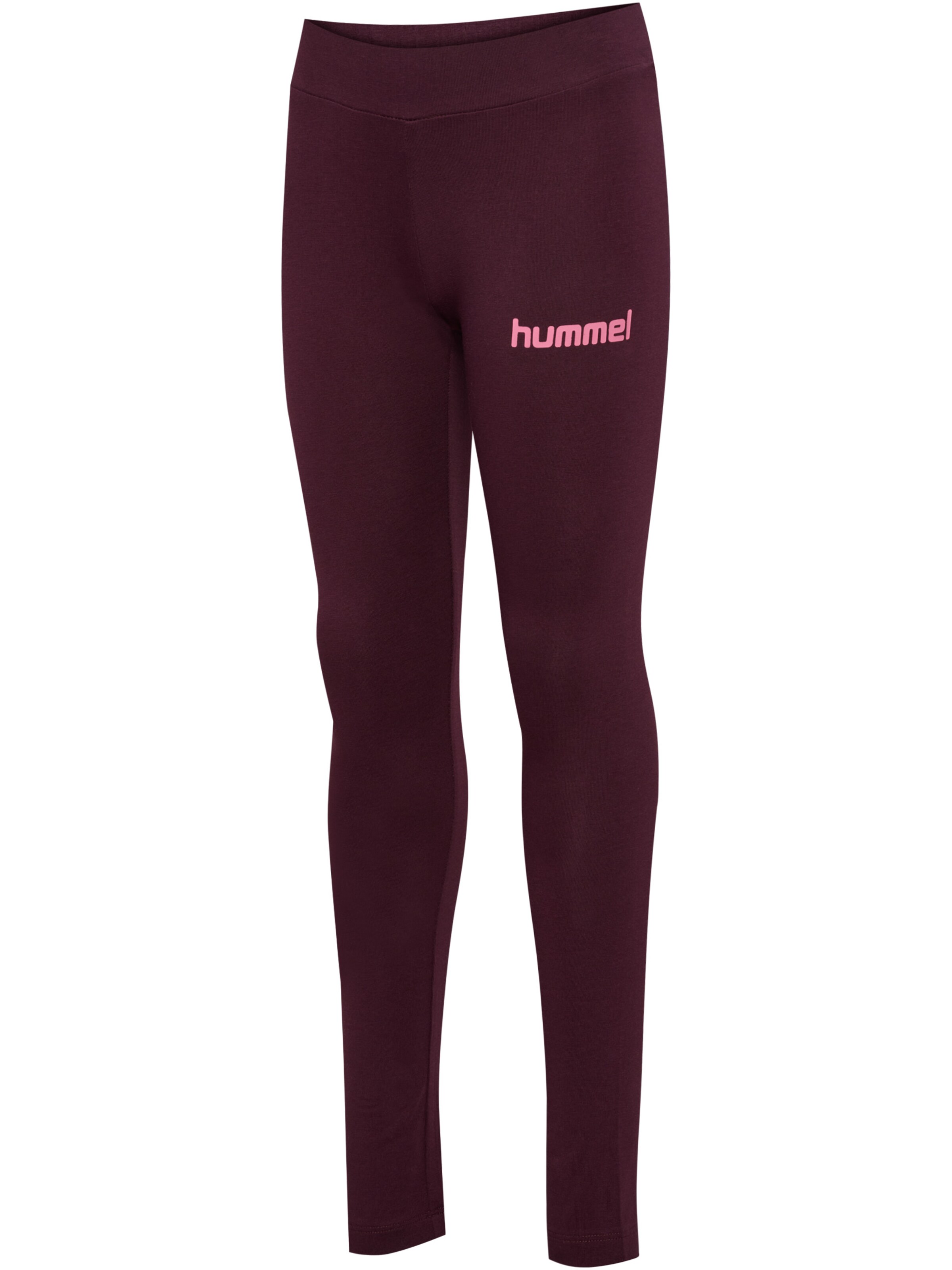 Hummel Slimfit Sportbroek in Rood