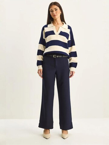 Bianco Lucci Broek in Blauw