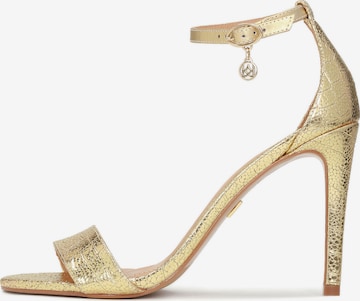 Kazar Sandal in Gold: front