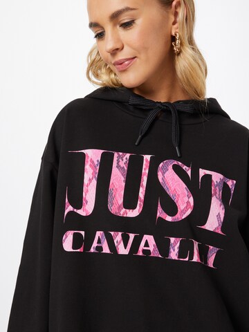 Just Cavalli Sweatshirt i svart