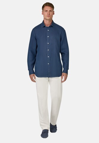Boggi Milano Regular fit Button Up Shirt in Blue