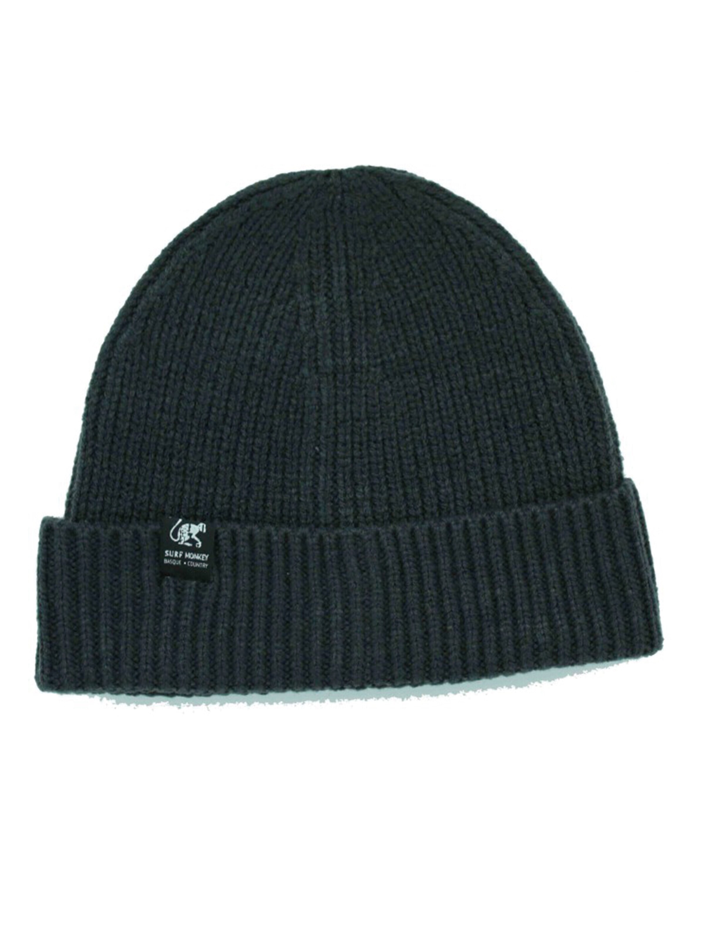 Surf Monkey Beanie in Grey: front