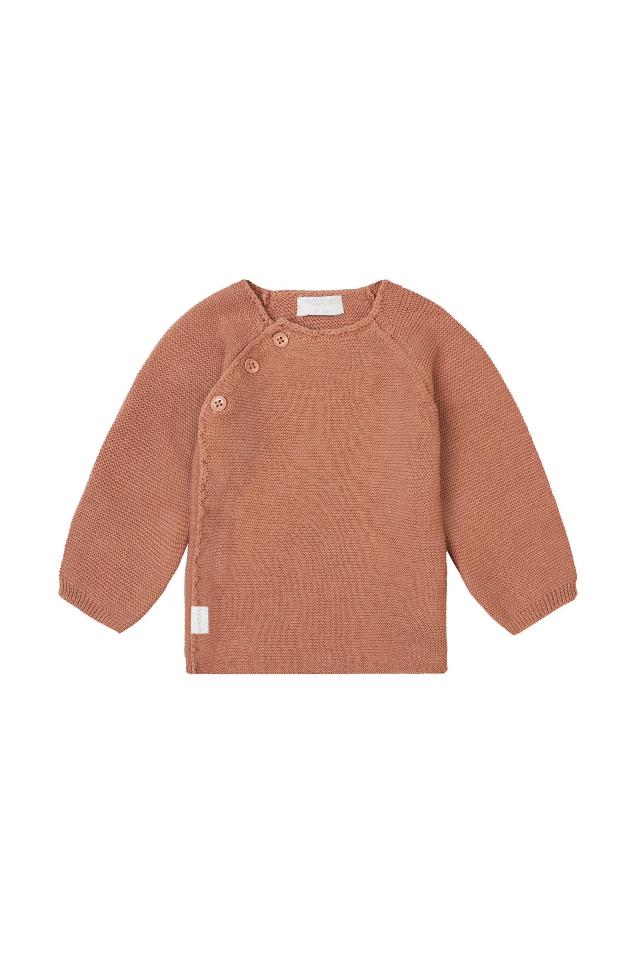 Noppies Gebreid vest 'Pino' in Roze: voorkant