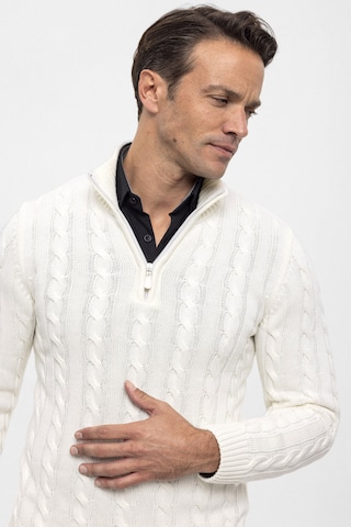 Pull-over Felix Hardy en blanc