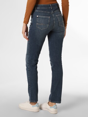 MAC Slimfit Jeans 'Melanie' in Blauw