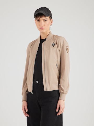 Blauer.USA Övergångsjacka i beige: framsida