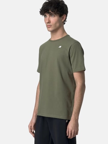 K-Way Shirt 'K-WAY ADAME LIGHT STRETCH JERSEY T-Shirt e Polo' in Groen