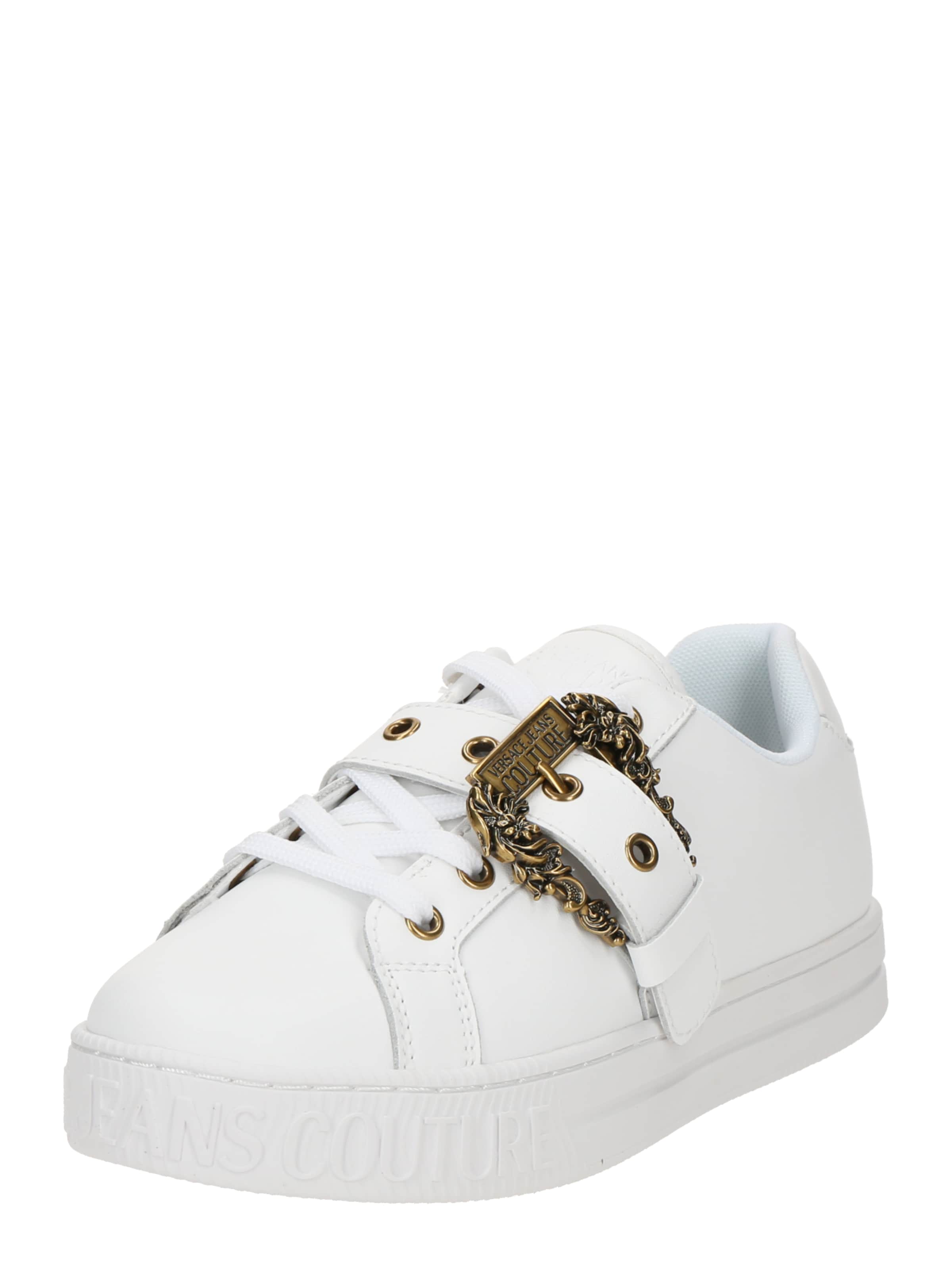 Sneaker bassa 'FONDO COURT 88' di Versace Jeans Couture in bianco: frontale