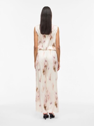 VILA Regular Broek 'Allium' in Wit