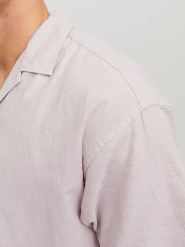 JACK & JONES Comfort Fit Hemd in Lila