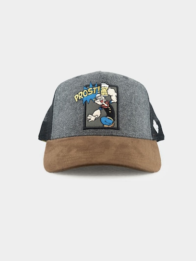 Bavarian Caps Cap 'Bavarian Popeye (one size)' in Anthracite, Item view