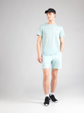 UNDER ARMOUR Regular Workout Pants 'Launch 7' in Green