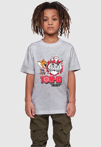 T-Shirt 'Tom and Jerry - Tomic Energy' ABSOLUTE CULT en gris : devant