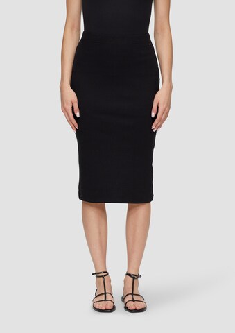QS Skirt in Black: front
