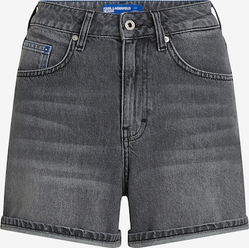 pilka KARL LAGERFELD JEANS Standartinis Kelnės: priekis