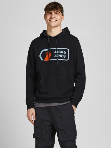 Sweat-shirt 'Logan' JACK & JONES en noir : devant