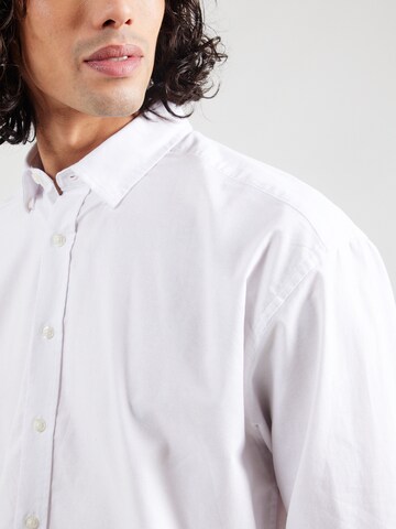 Only & Sons Comfort Fit Hemd 'ONSALVARO' in Weiß