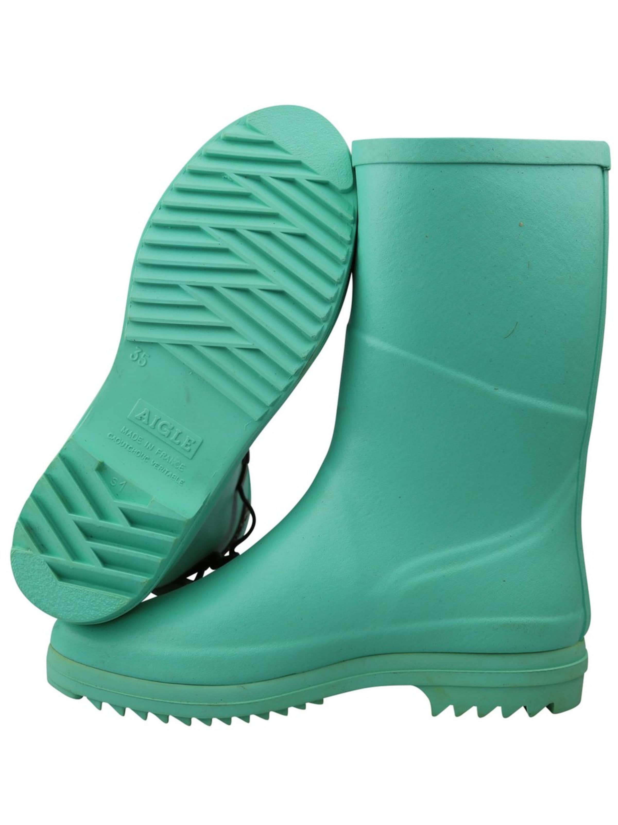 AIGLE Kumisaappaat värissä vihreä