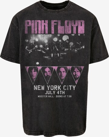 F4NT4STIC Shirt 'Pink Floyd' in Zwart: voorkant