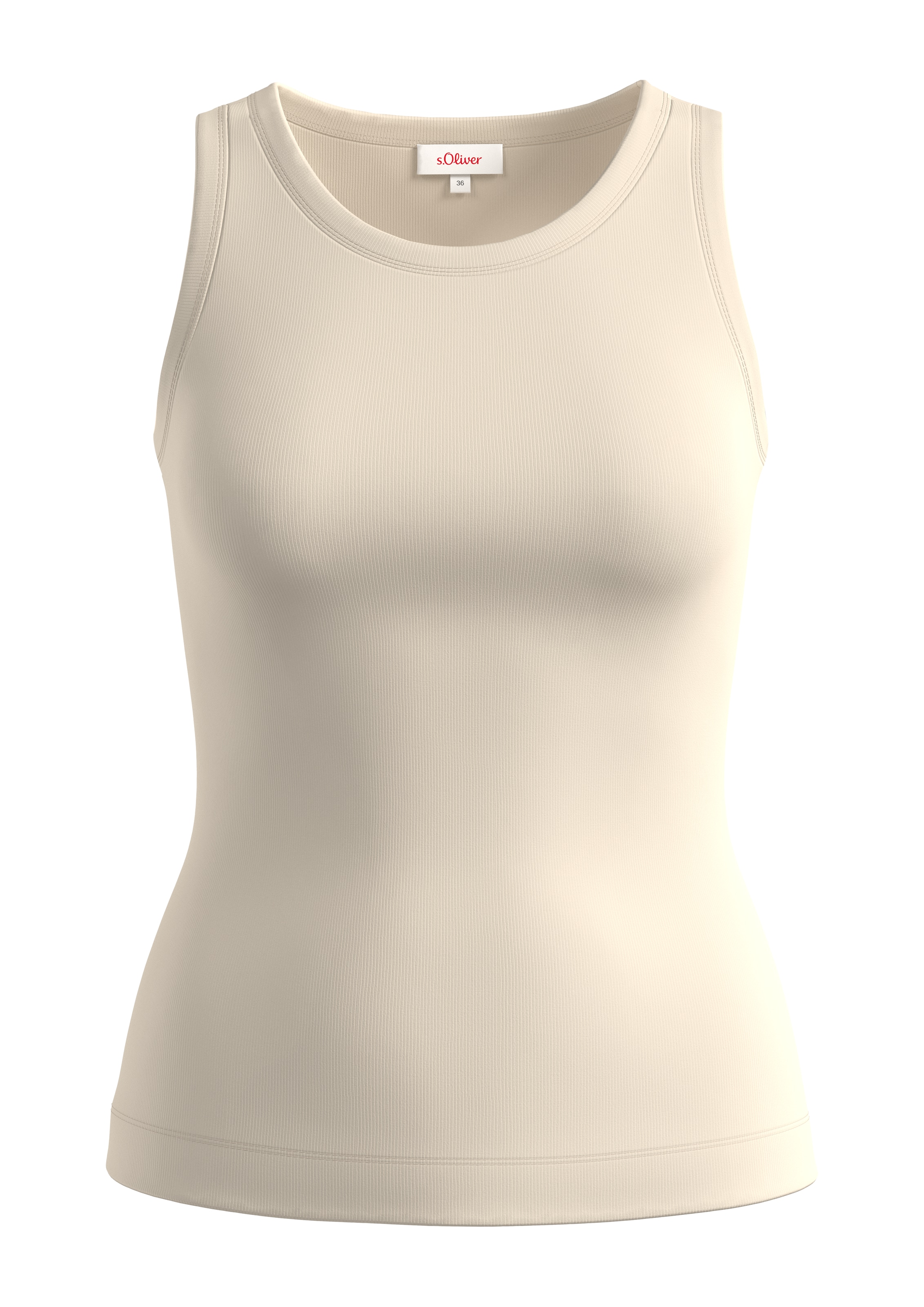 s.Oliver RED LABEL Top in Beige: Vorderseite