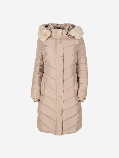 Passioni Winter Parka 'Lange Steppjacke mit Kapuze' in Beige, Item view