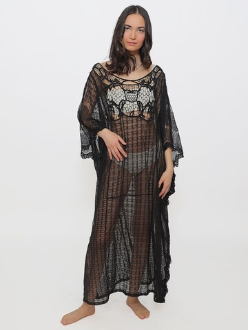 NASSAU Beach Club Kleid 'NB231050' in Schwarz: Vorderseite