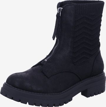 Boots 'Stiefel Damen 2013180 1001 Kunststoff (Synthetik) in schwarz' LA STRADA en noir : devant