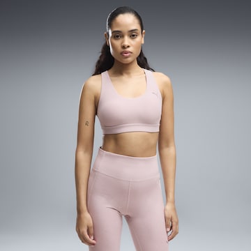 PUMA Bustier Športni nederček 'Cloudspun' | roza barva: sprednja stran