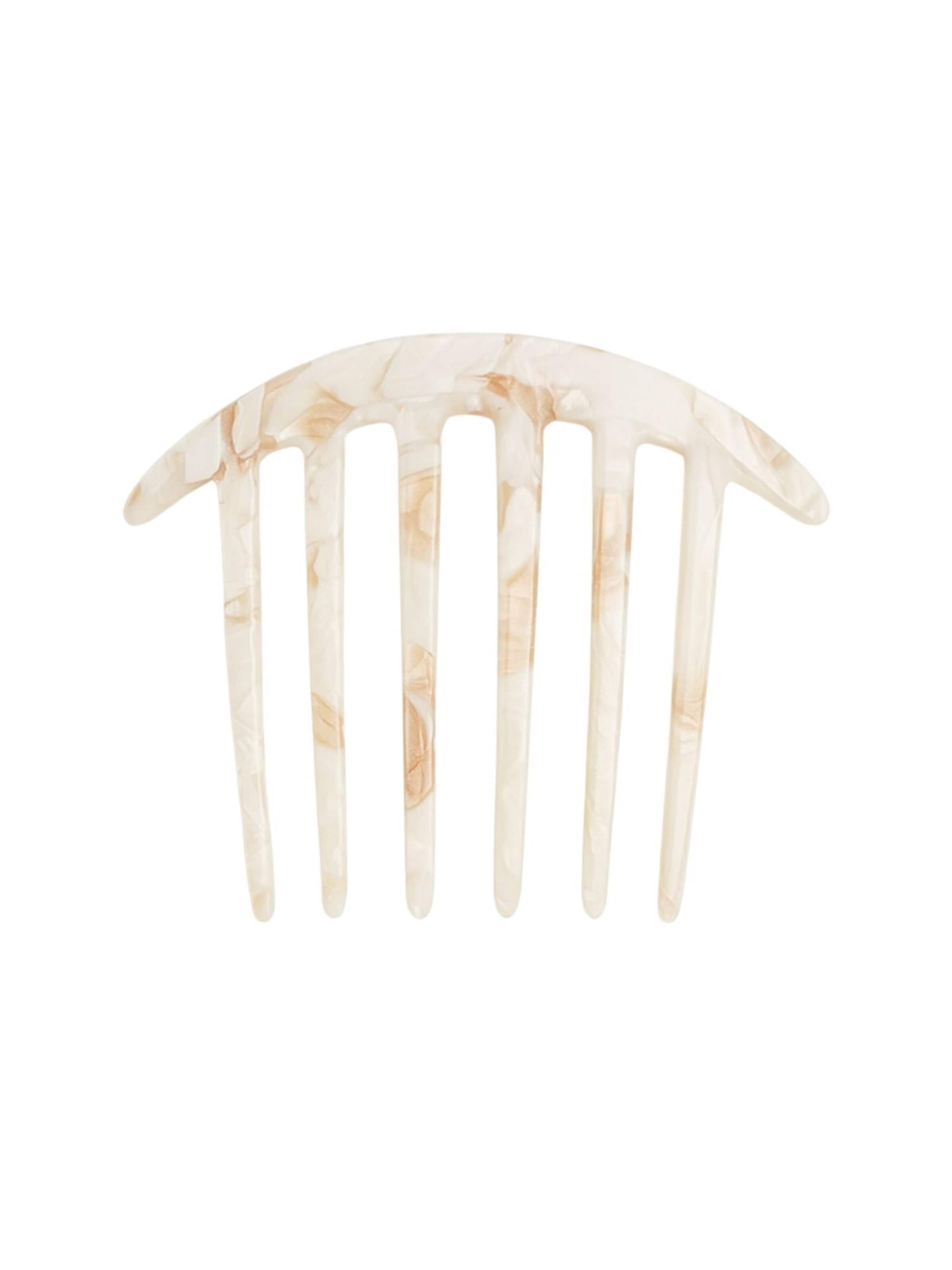 soho Hair accesoires Hair jewelry 'Lucile French Twist Einsteckkamm' in Beige: front