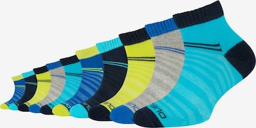 camano Socken in Blau: Vorderseite